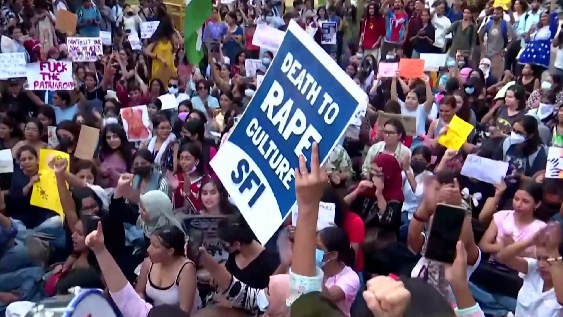 Women in New Delhi protest sexual violence and call for systemic safety reforms